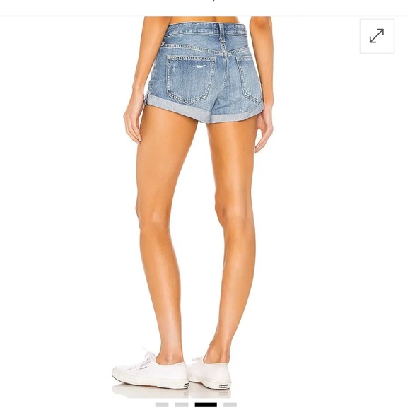 x We The Free Romeo Rolled Cut Off Short in Vintage Denim, Size 25 - Picture 6 of 7